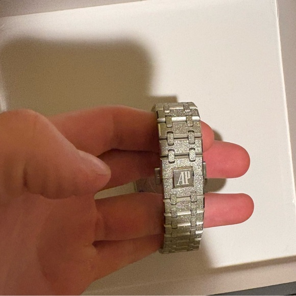 Audemars Piguet Silver and Purple Men's Watch - Picture 5 of 5